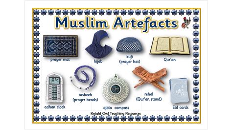 Muslim Artefact Word Mat