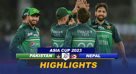 Pak Vs Nep Highlights Pakistan Annihilate Nepal In Asia Cup 2023 Opener