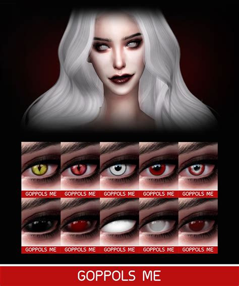 Goppolsme “ Gpme Holloween Eyes 10 Swatches Download Thanks For All Cc