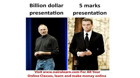 The Billion Dollar Presentation And 5 Marks Presentation Photo