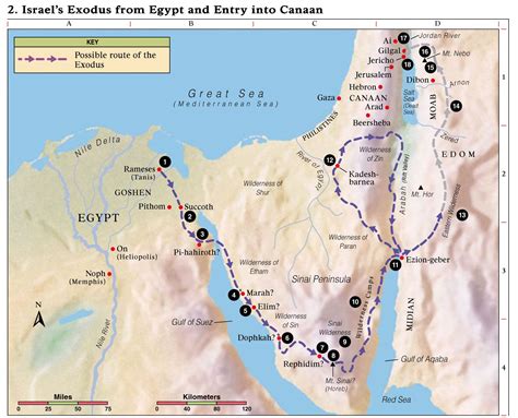 Exodus Route Bible Mapping Ancient Israel Ancient Jerusalem Study
