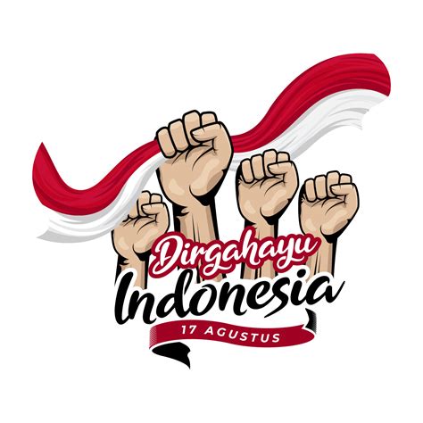 happy indonesia independence day greeting design template 9361828 vector art at vecteezy
