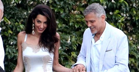 George And Amal Clooney In Italy July 2016 Pictures Popsugar Celebrity