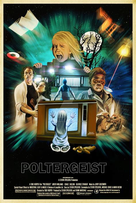 Poltergeist 1982 Horror Movie Art Horror Posters Poltergeist Movie