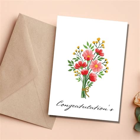 Printable Congratulations Card Etsy