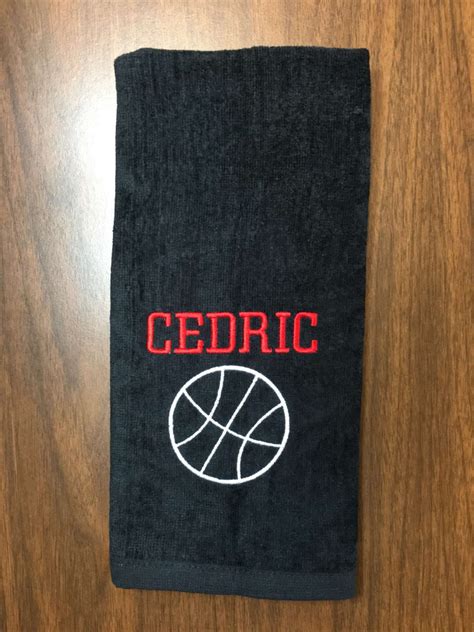 Personalized Basketball Towel Basketball By Lindakayscreations