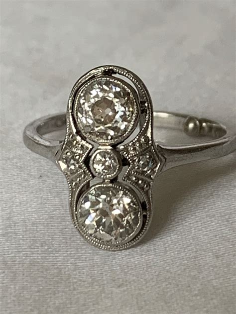 Antique Old European Cut Diamond Ring 691962 Uk