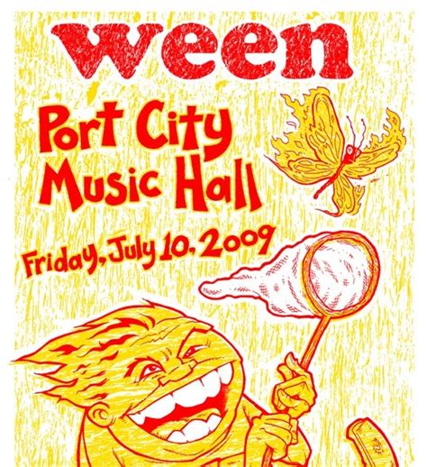 Jeffros Blog Ween Gig Poster Port City Music Hall