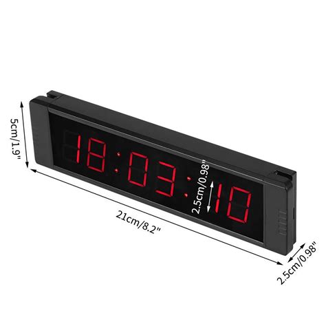 Programmable Remote Crossfit Interval Timer Wall Clock For Fitness