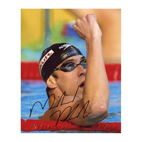 Signed Autograph Phelps Michael All