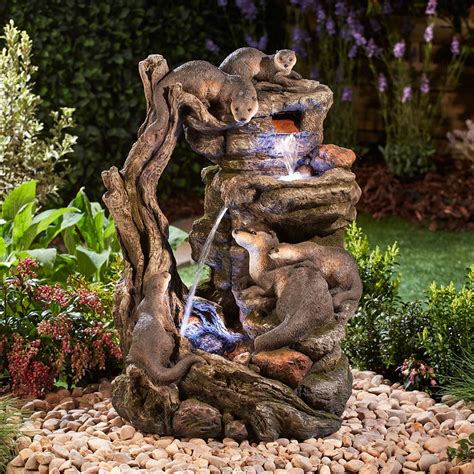 And it's one of the garden water features that we keep coming back to, again and again. Serenity XL Otter Family Water Feature | Garden Gear