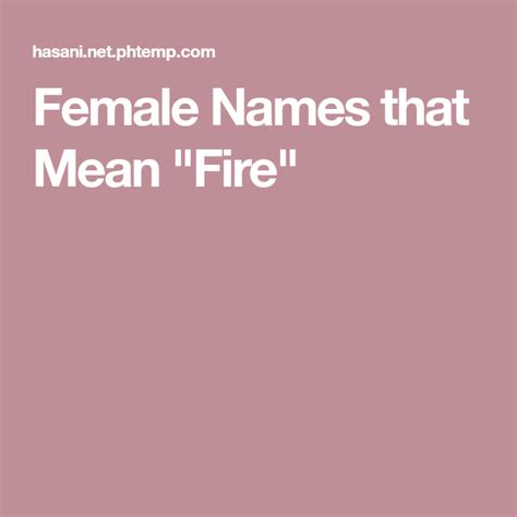 Female Names that Mean 