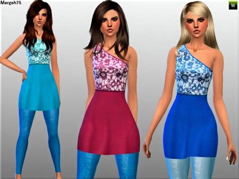 Nice And Casual Dress By Margie At Sims Addictions Sims 4 Updates