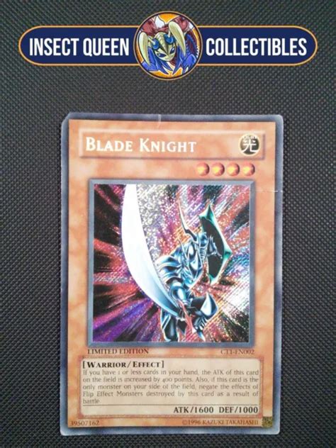 Blade Knight Ct1 En002 Limited Edition Secret Rare Yu Gi Oh 620