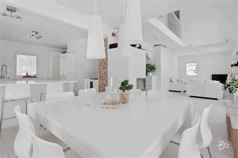 Designing Home Interior In A Pure White Palette