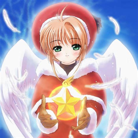 Wallpaper Sakura Kinomoto Anime Girl Angel Desktop Wallpaper Hd