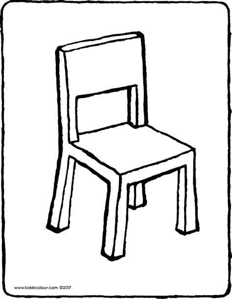 Drawing Of Chair Sketches Sketch Coloring Page