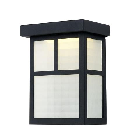 This outdoor wall lantern is part of the $item.xcollectionname collection from design classics lighting. Home Decorators Collection Outdoor Black Pocket LED Wall Coach Light Sconce 40140BK-LED | Wall ...