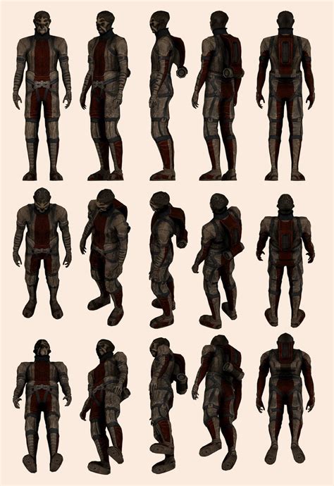 Mass Effect 2 Batarian Model Reference By Troodon80 On Deviantart