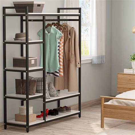 Looks, which keeps outfit combinations you've already made in. LITTLE TREE Free-Standing Closet Storage Organizer with 6 ...