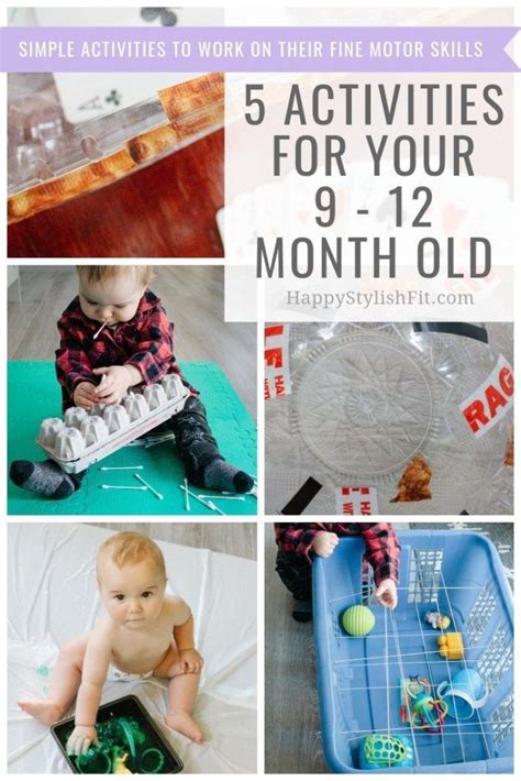 5 Activities For 9 12 Month Olds Happy Stylish Fit Infant