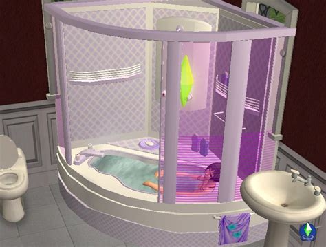 Sims Mod The Sims Sims Corner Bath And Shower Unit Now Fully