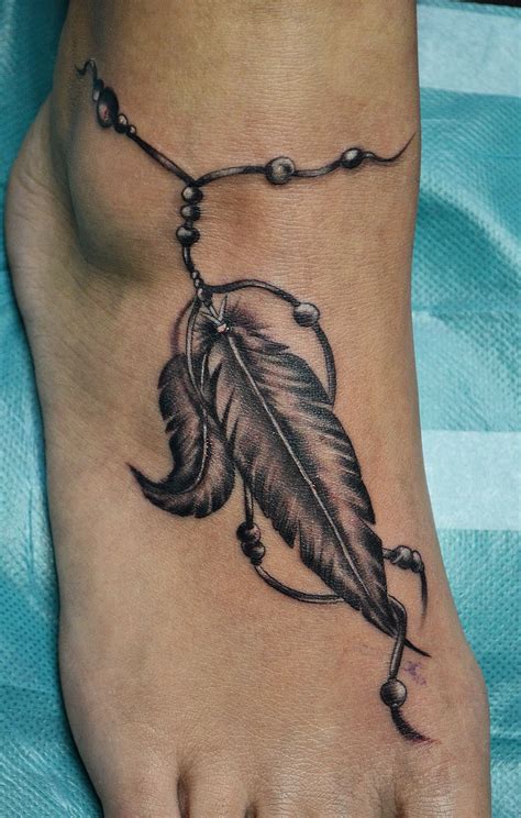 Feather Tattoo | Feather tattoo ankle, Foot tattoos, Indian feather tattoos