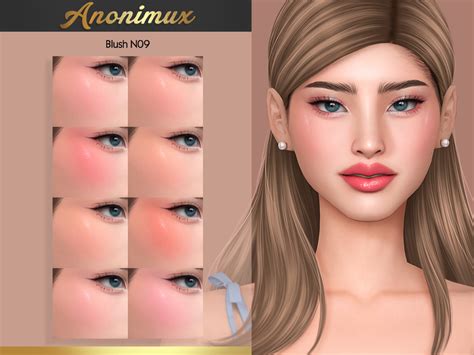 The Sims Resource Blush N09 In 2022 Sims 4 Cc Makeup Sims 4 Body