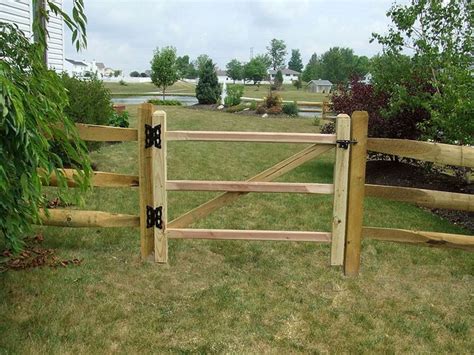 Back yard entrance ideas + simple + split rail : Best Split Rail Fence Gate Ideas | Split rail fence, Fence gate, Backyard fences