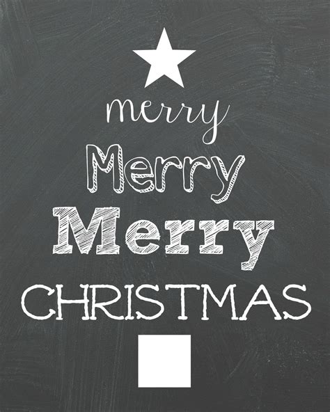 Merry Christmas Printable Organize And Decorate Everything