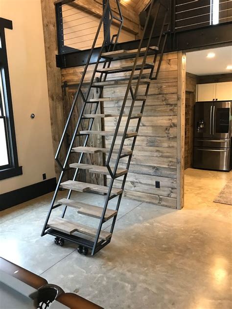Loft Ladder In And Out 8ft W Wide Stairs And Handles Free Shipping For