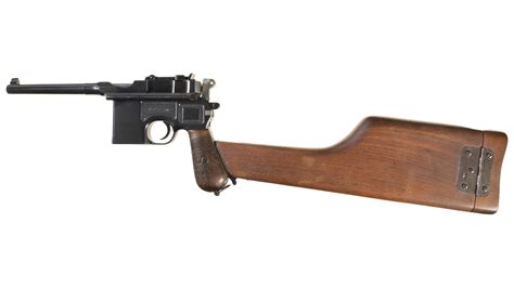 Mauser Model 1896 Broomhandle Semi Automatic Pistol