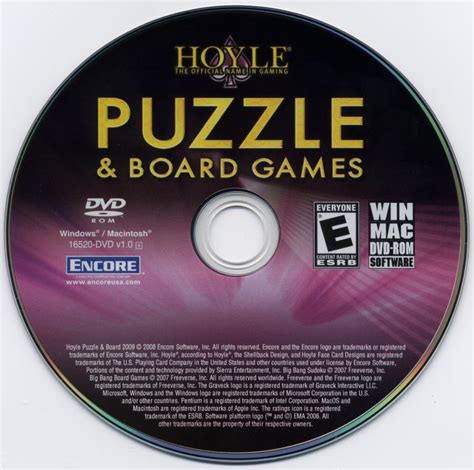 Hoyle Puzzle And Board Games 2008 Box Cover Art Mobygames