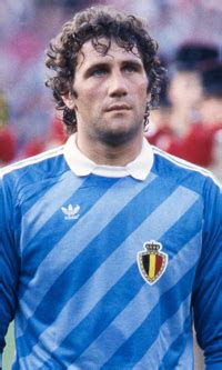 Pfaff was capped 64 times playing for belgium. Belgica 1984
