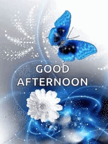 Good Afternoon Blue Gif Goodafternoon Blue Sparkles Discover