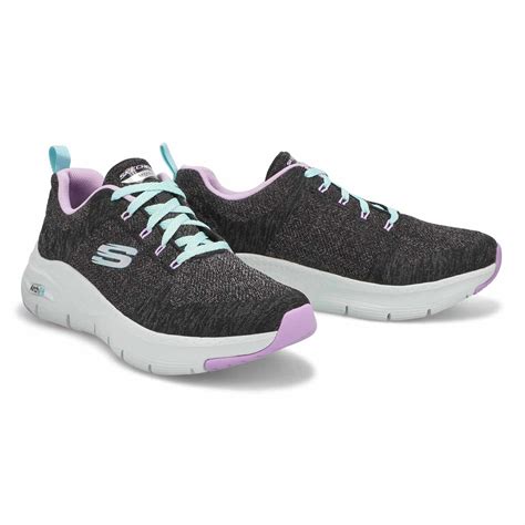Skechers Womens Arch Fit Comfy Wave Sneaker