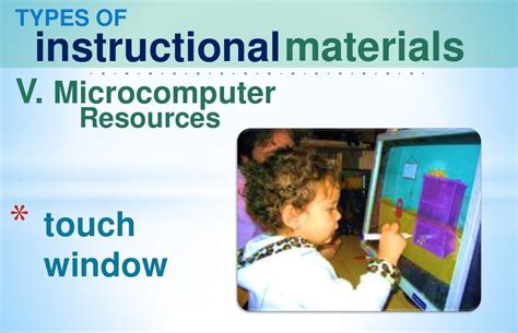 Types Of Instructional Materials