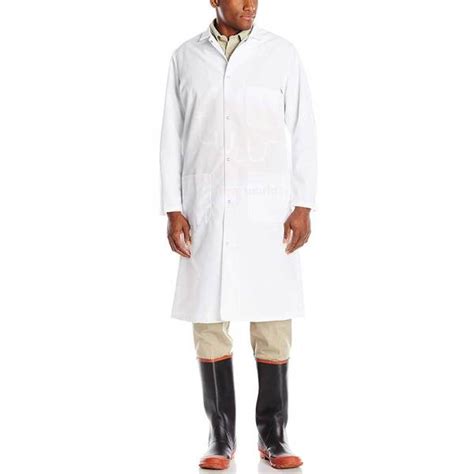 White Butcher Coat Twill Cotton Dubai Uae Leading Uniforms Supplier