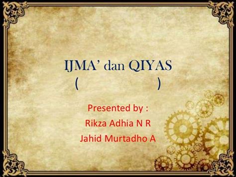 Ijma Dan Qiyas