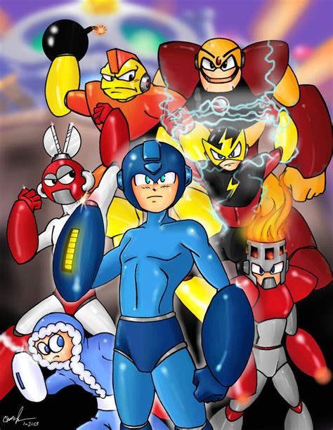 Mega Man Tribute By Mawnbak On Deviantart