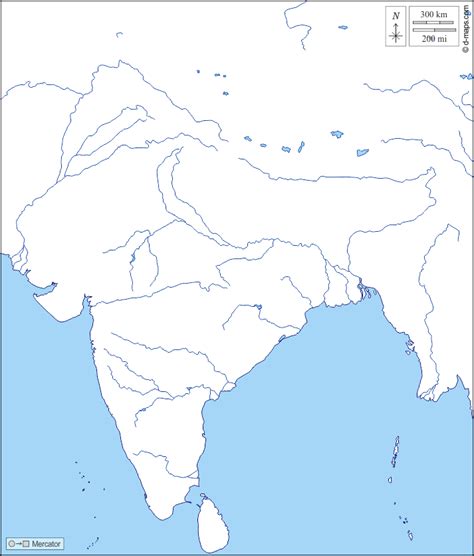 Cartina Muta Gratuita India Cartina