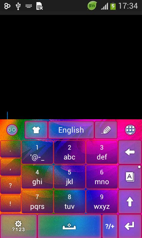 Rainbow Color Go Keyboard Free Android Theme Download Download The
