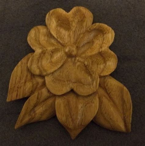 North Idaho Carver Heart Flower Simple Wood Carving Wood Carving