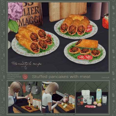 Install Pancakes Stuffed With Meat The Sims 4 Mods Curseforge