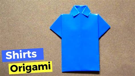 How To Make Origami Shirt Step By Step Origami For Beginner Youtube