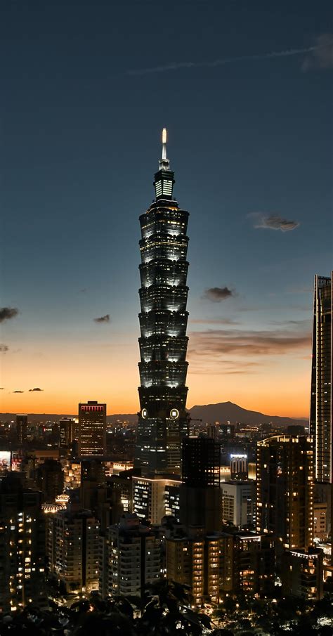 Night View Of Taipei City In Taiwan Wallpapers Share
