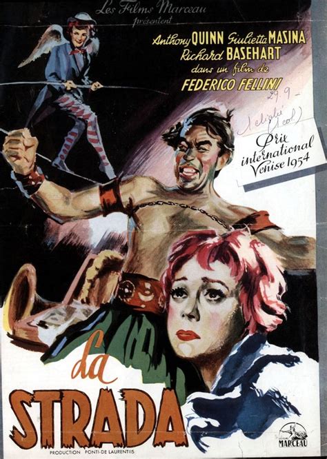La Strada 1954 Classic Movie Posters Italian Movie Posters