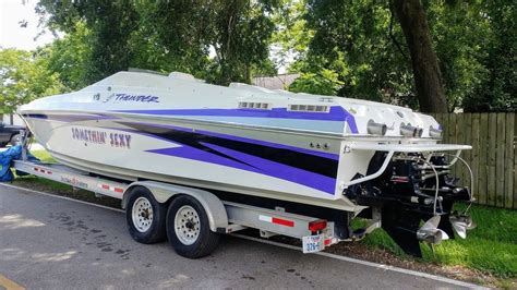 2001 Used Active Thunder Active 32 High Performance Boat For Sale