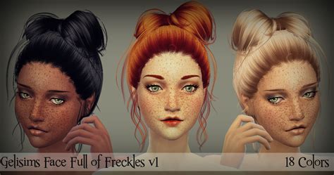 Sims 4 Freckles Skin Details Sims 4 Skins And Makeup