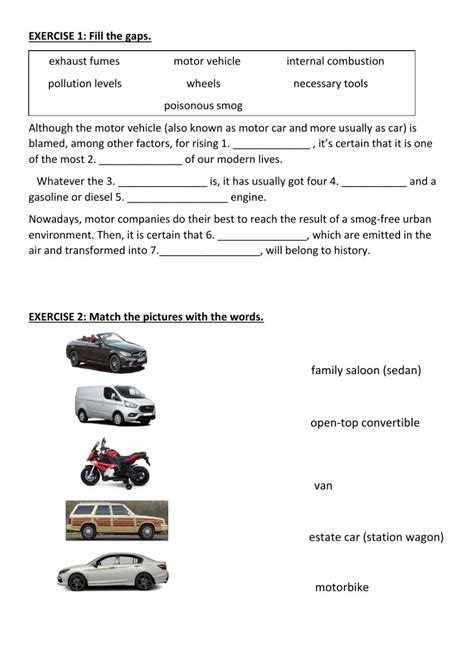 Car Mechanic Test Worksheet Automotive Math Worksheets